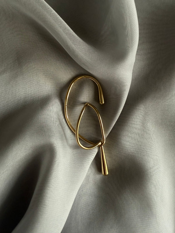 Brinco de encaixe gota