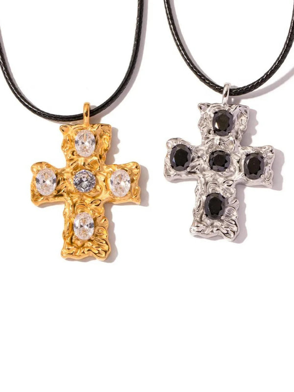Colar Croix Illuminée