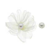 Boucle d'oreille asymétrique Fleur