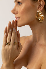 Boucle d'oreille Fleur